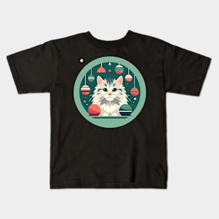 Maine Coon Cat Xmas Xmas Ornament, Love Cats Kids T-Shirt